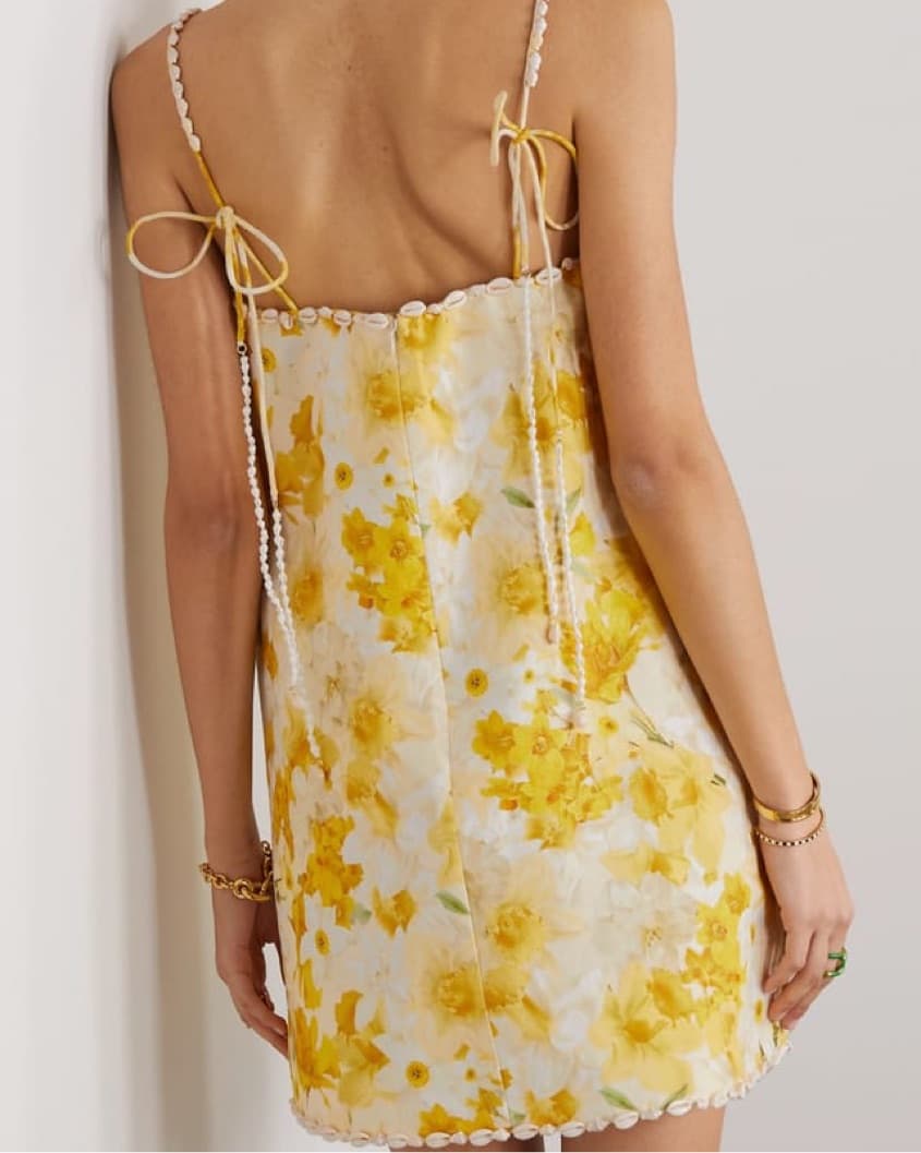 Zimmermann Wonderland Linen Shell Mini - Image 6