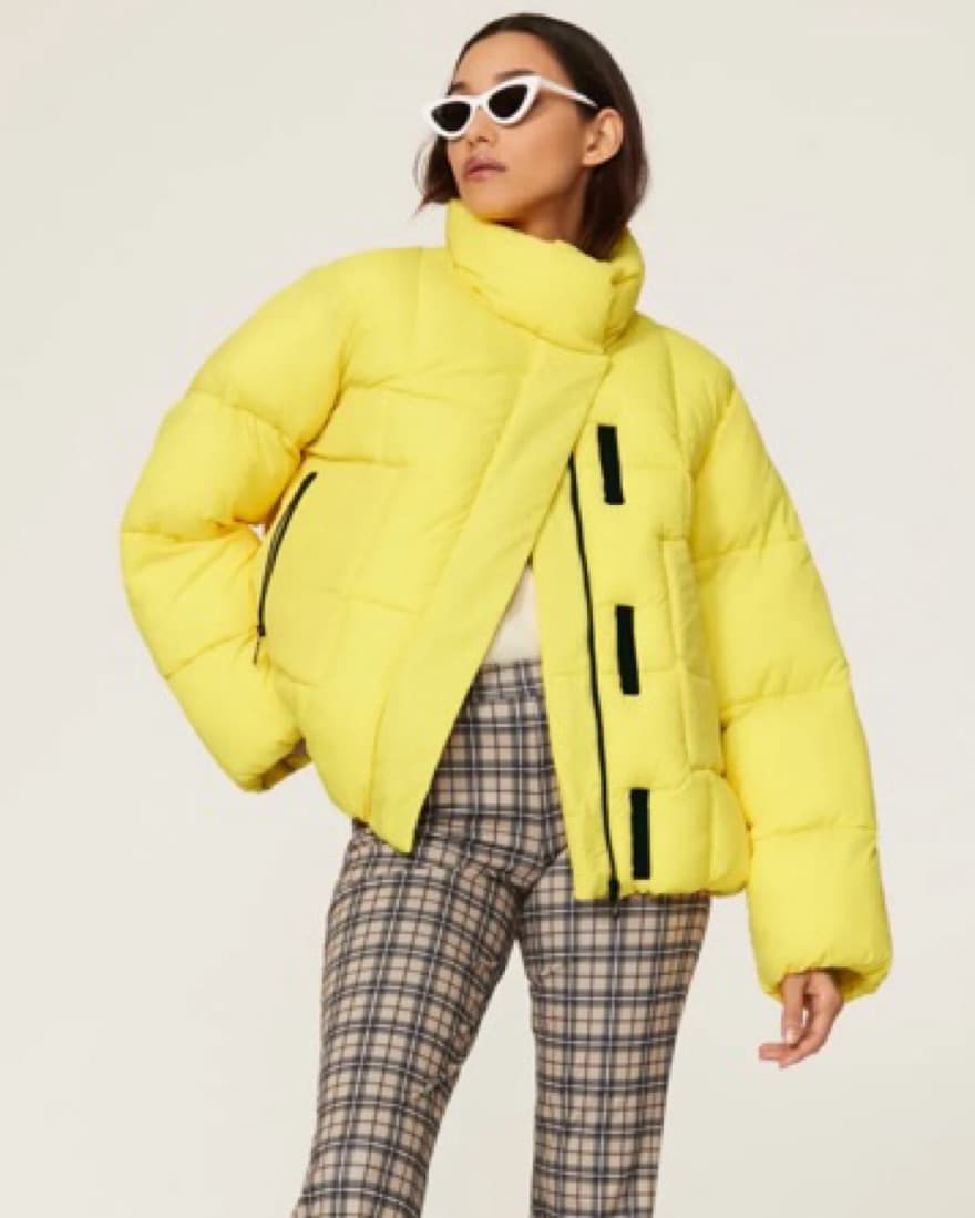 Yellow Puffer Jacket - Image 1