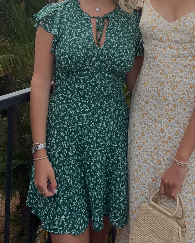 Vibrant Floral Mini Dress - Image 3