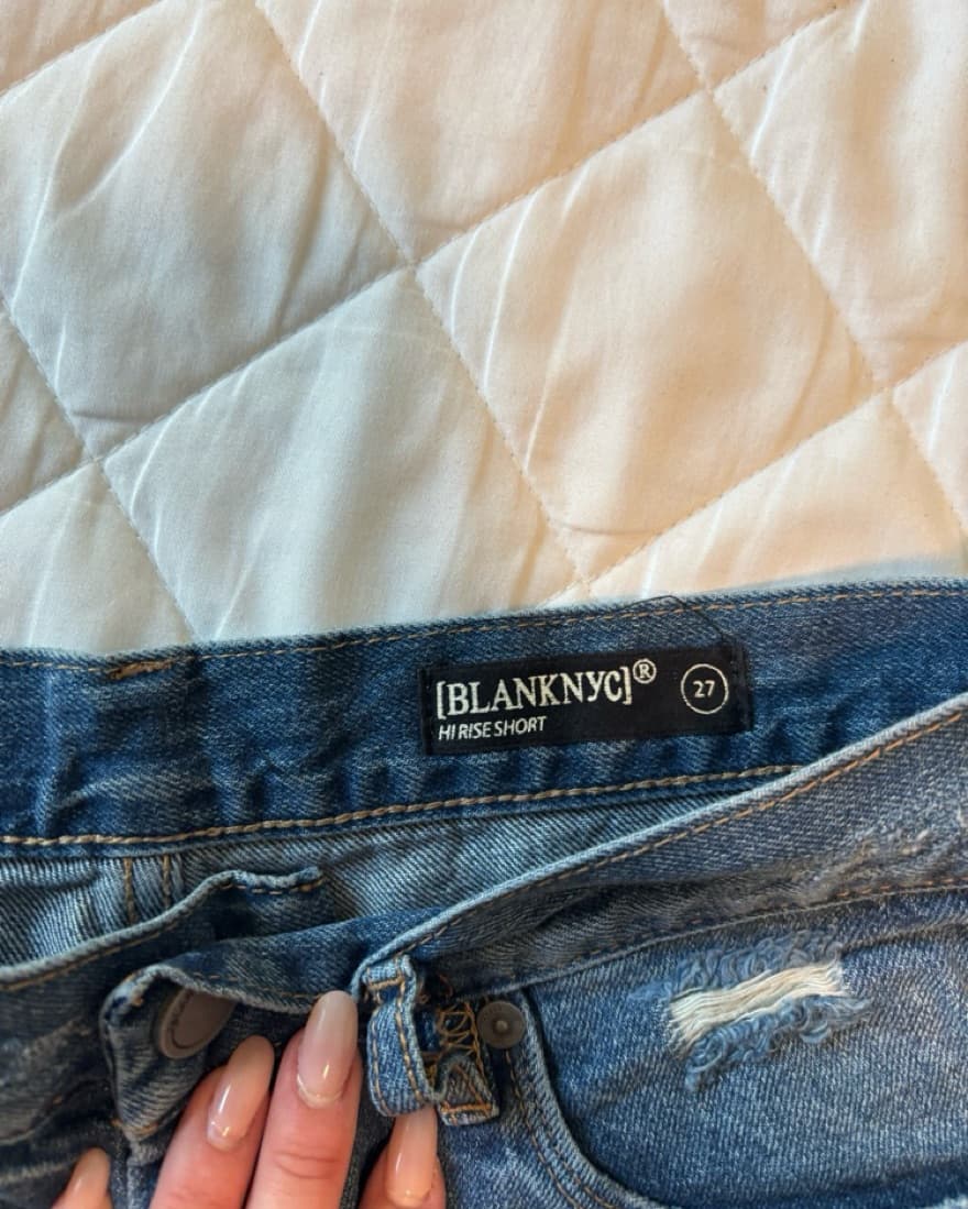 Blank NYC High Rise Jean Shorts 27 - Image 2