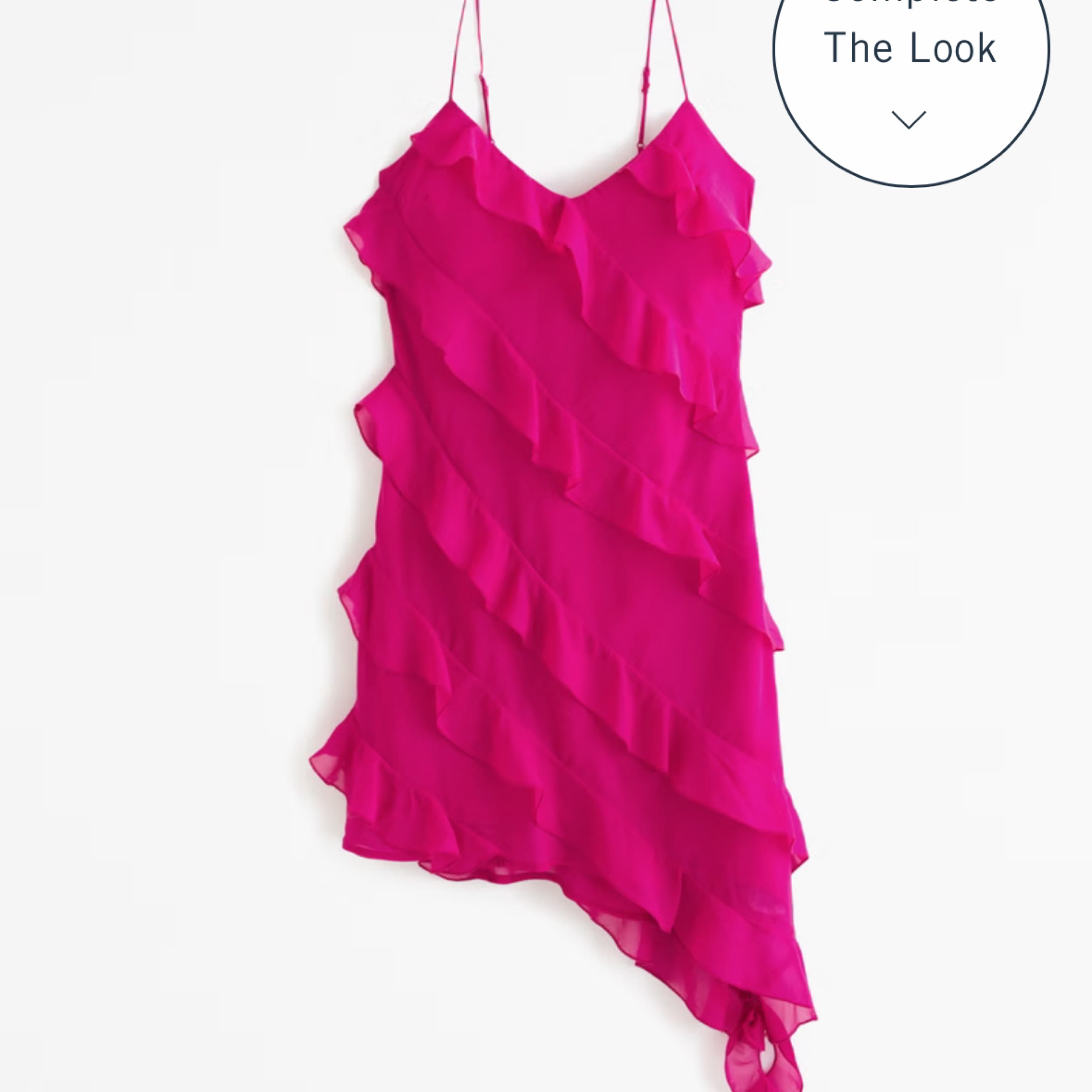 Abercrombie Pink Ruffle Dress - Image 1