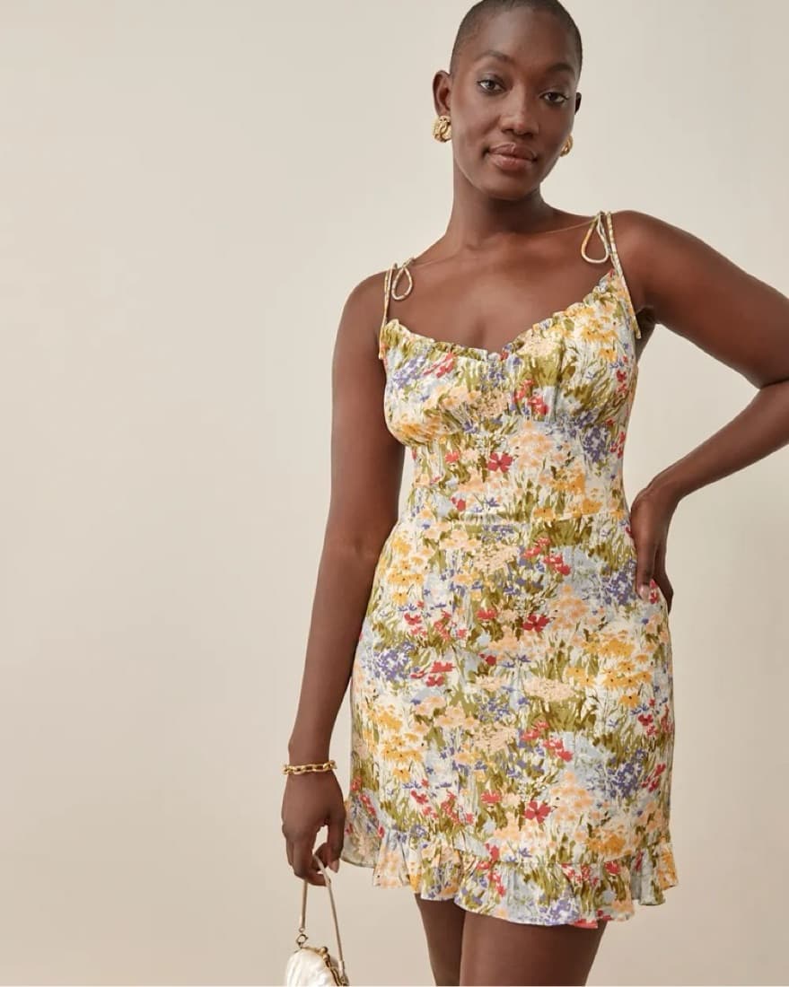 Ref Vibrant Floral Mini Dress - Image 4