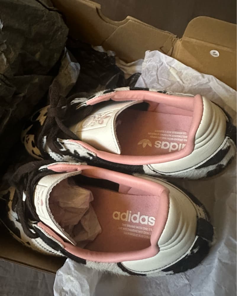 Adidas Samba Cow Print Sneakers - Image 4