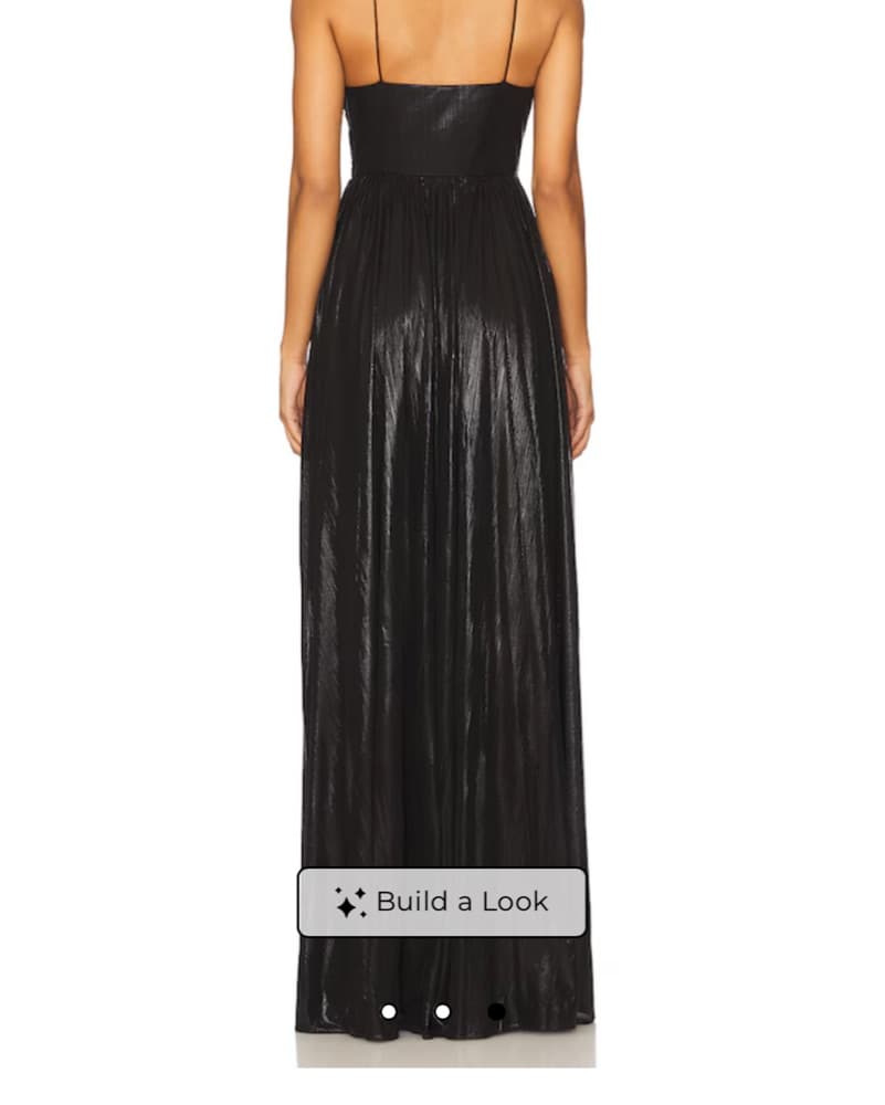 Retrofete Black Formal Dress - Image 2