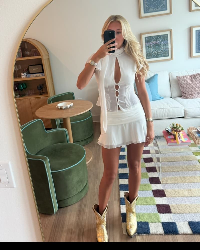 Danielle Guizio White Set - Image 2