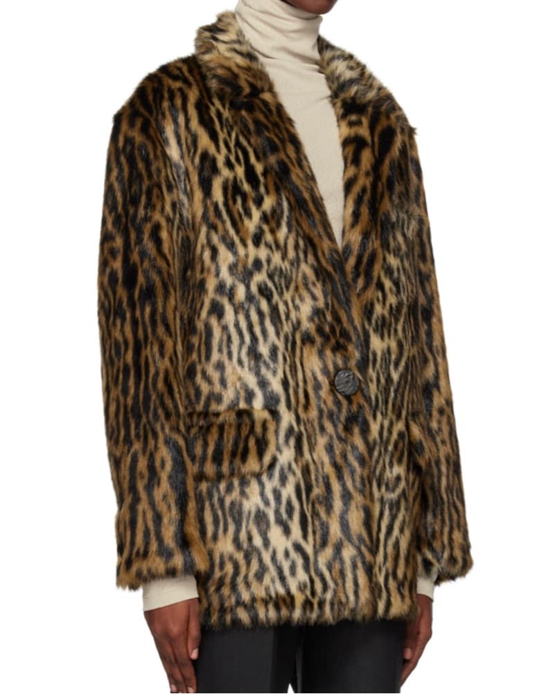 Stand Studio Leoaprd Faux Fur Jacket  - Image 2