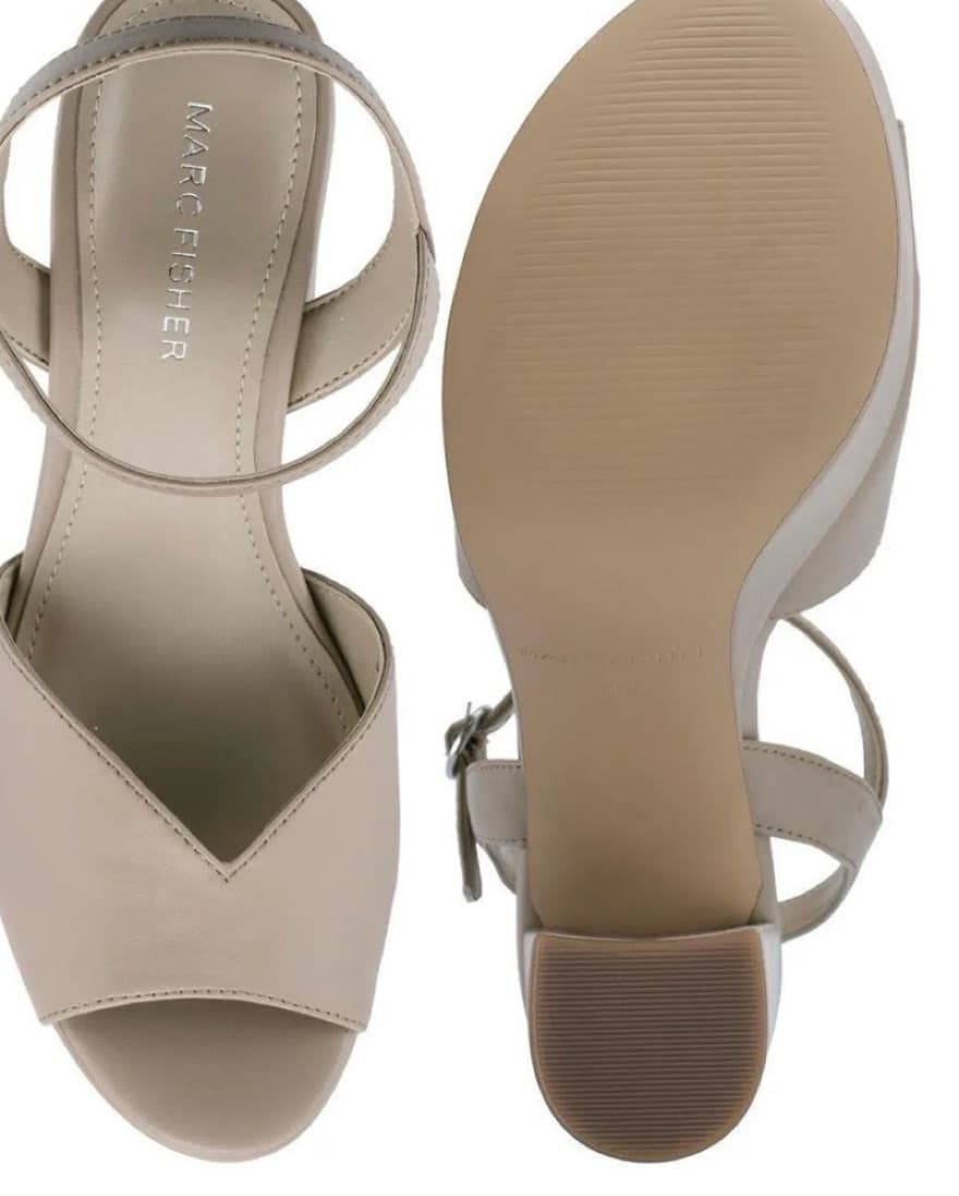 Nordstrom Beige Platform Heels  - Image 2