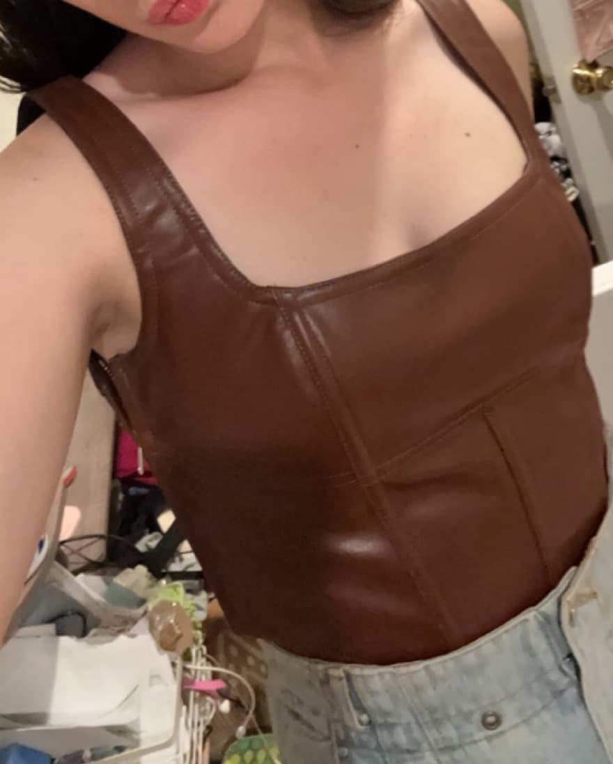 Brown Corset Top  - Image 1