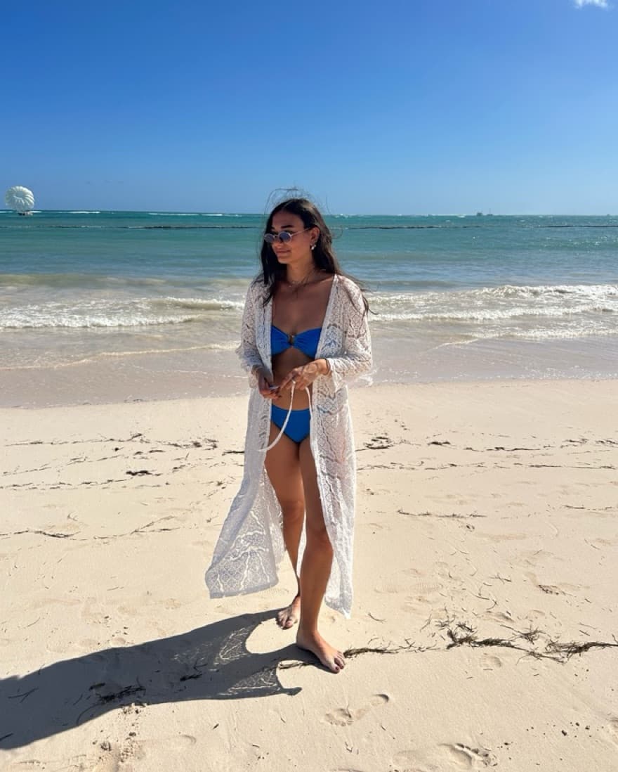 White Lace Coverup - Image 3