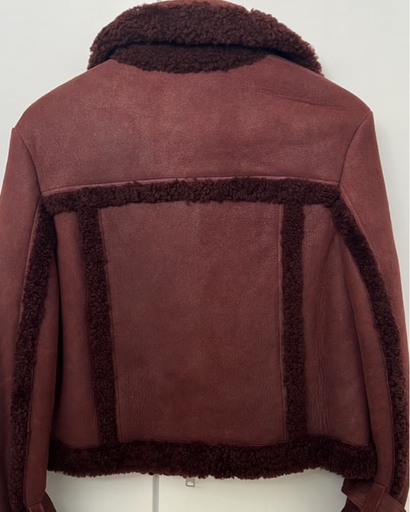 All Saints Shearling Jacket - Image 5