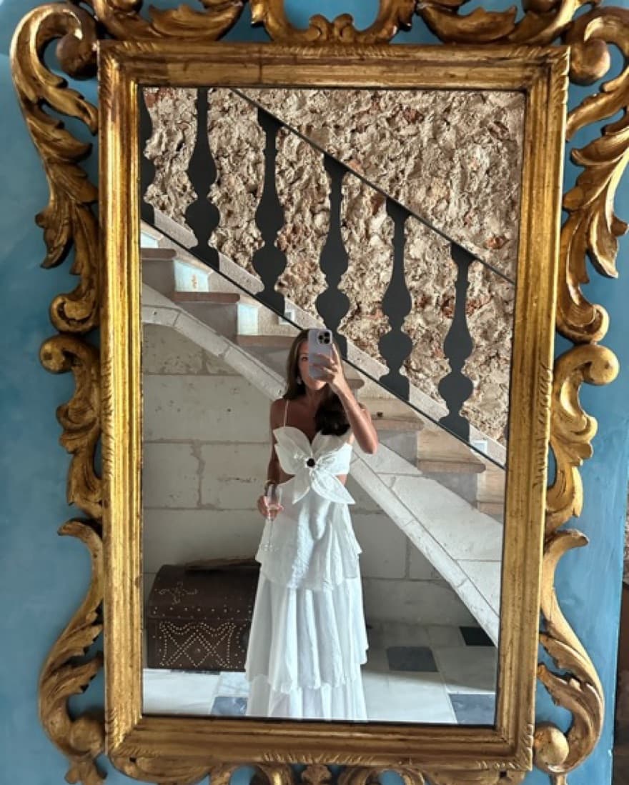 Farm Rio Off-White Flower Maxi Dress - Image 2