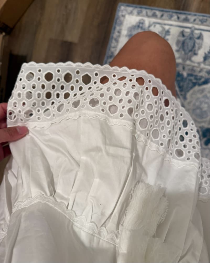 Alexis White 3/4 Sleeve Mini Dress - Image 3