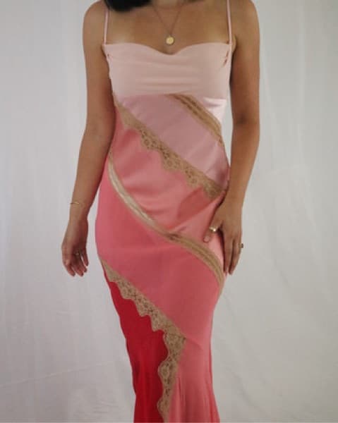 Vintage VS silk dress - Image 1