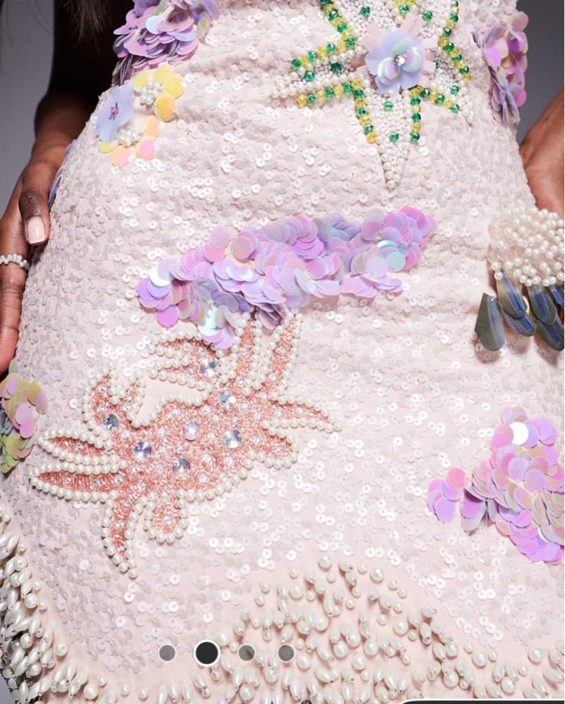 ASOS beaded Luxe Dress - Image 2