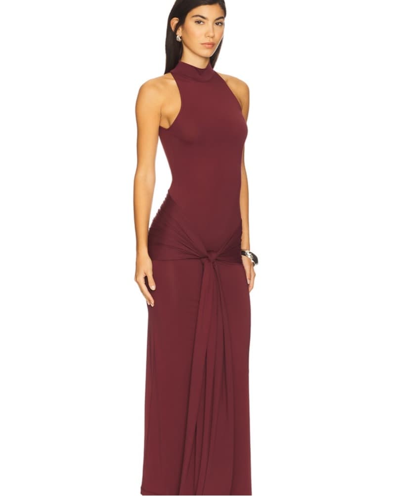 Maroon Revolve Dress - Image 2