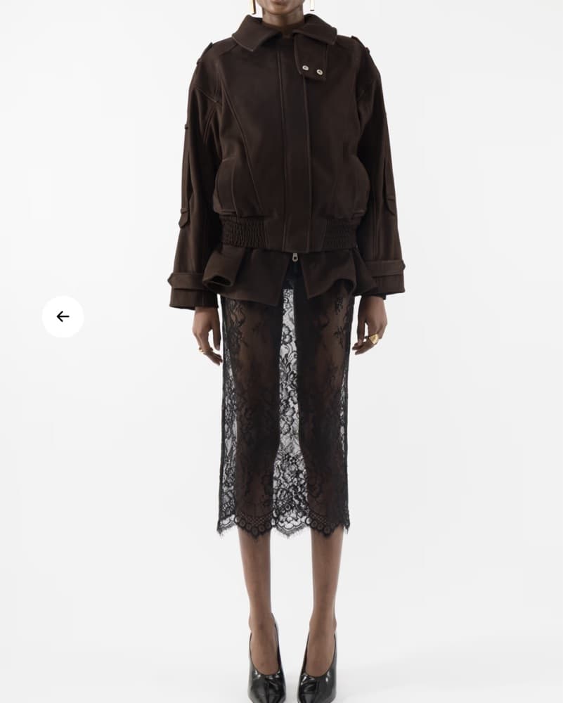 Arakii Lace Midi Skirt - Image 2