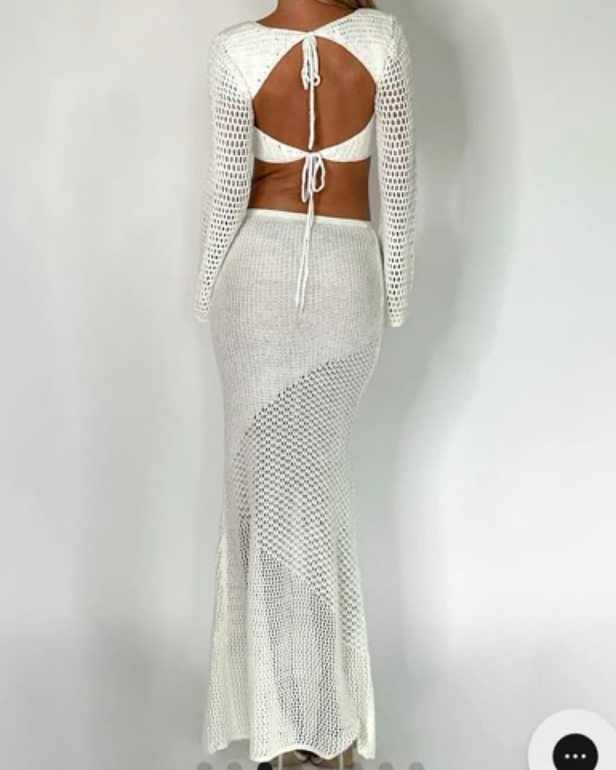 McCauley White Knit Matching Set   - Image 3