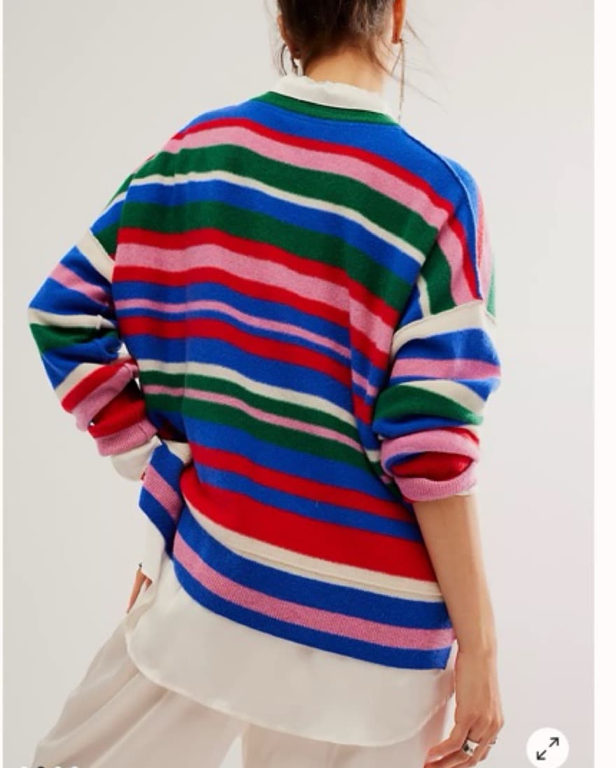 Cashmere Striped Sweater - Image 4