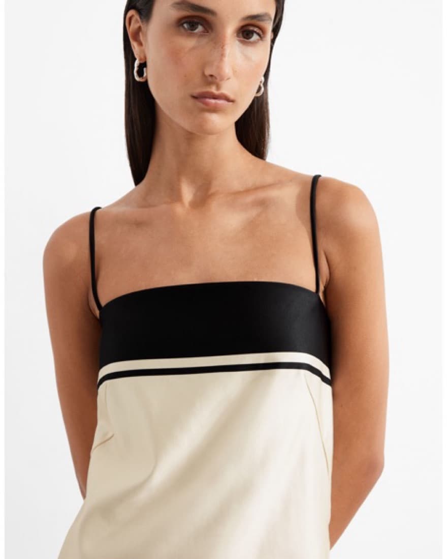 & Other Stories Strappy Satin Midi Dress - Image 3