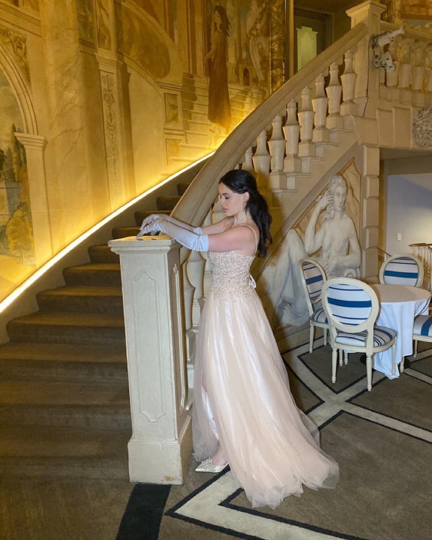 Ballroom Debutante Long Gala Dress  - Image 2