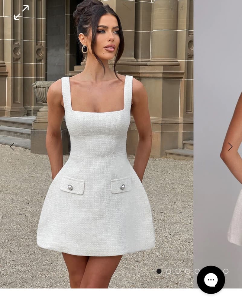 Babyboo BESSIE MINI DRESS - IVORY - Image 1