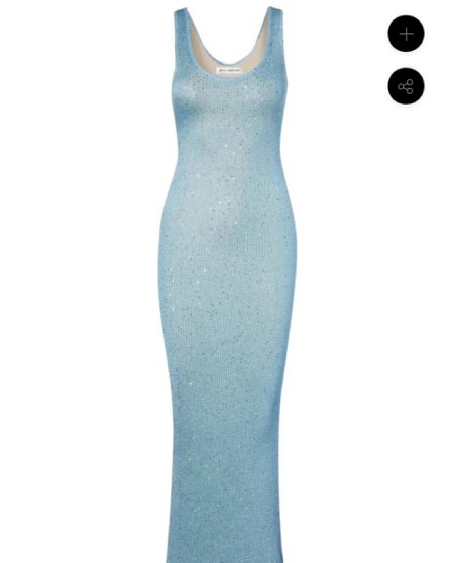 ASTA RESORT Ana Dress- Baia Blue Sequin  - Image 2
