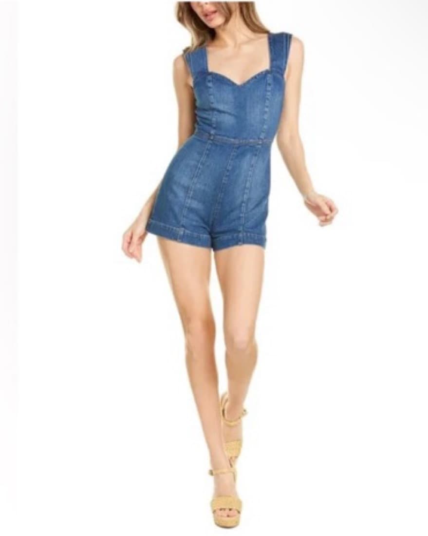 ALICE AND OLIVIA JEAN ROMPER - Image 1