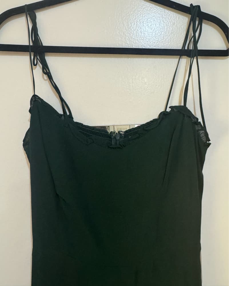 Reformation Green Midi Dress - Image 2