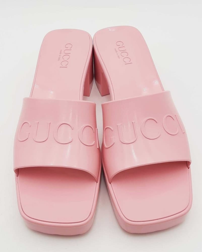 Rubber Gucci Sandal - Image 1