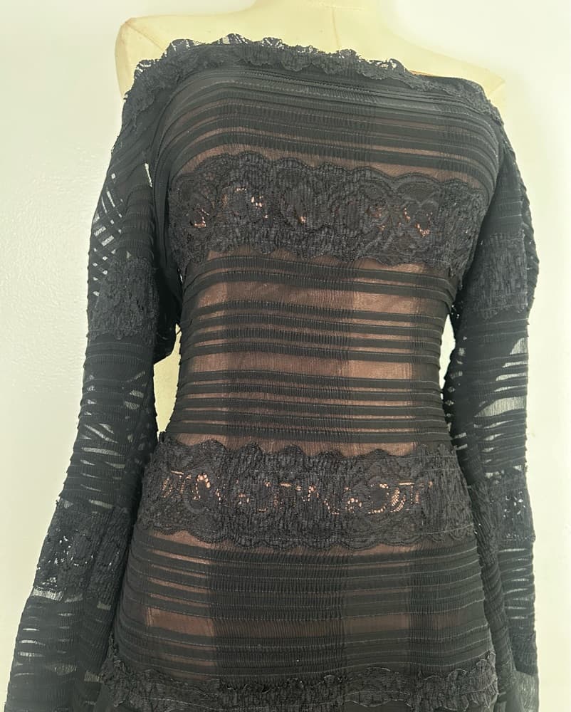 DESIGNER OFF THE SHOULDER DRESS - Image 2