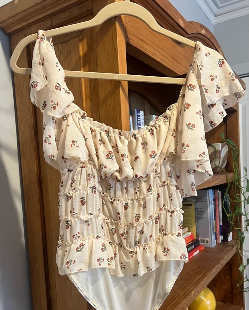 Free People Juliet Bodysuit Floral Women - Image 1