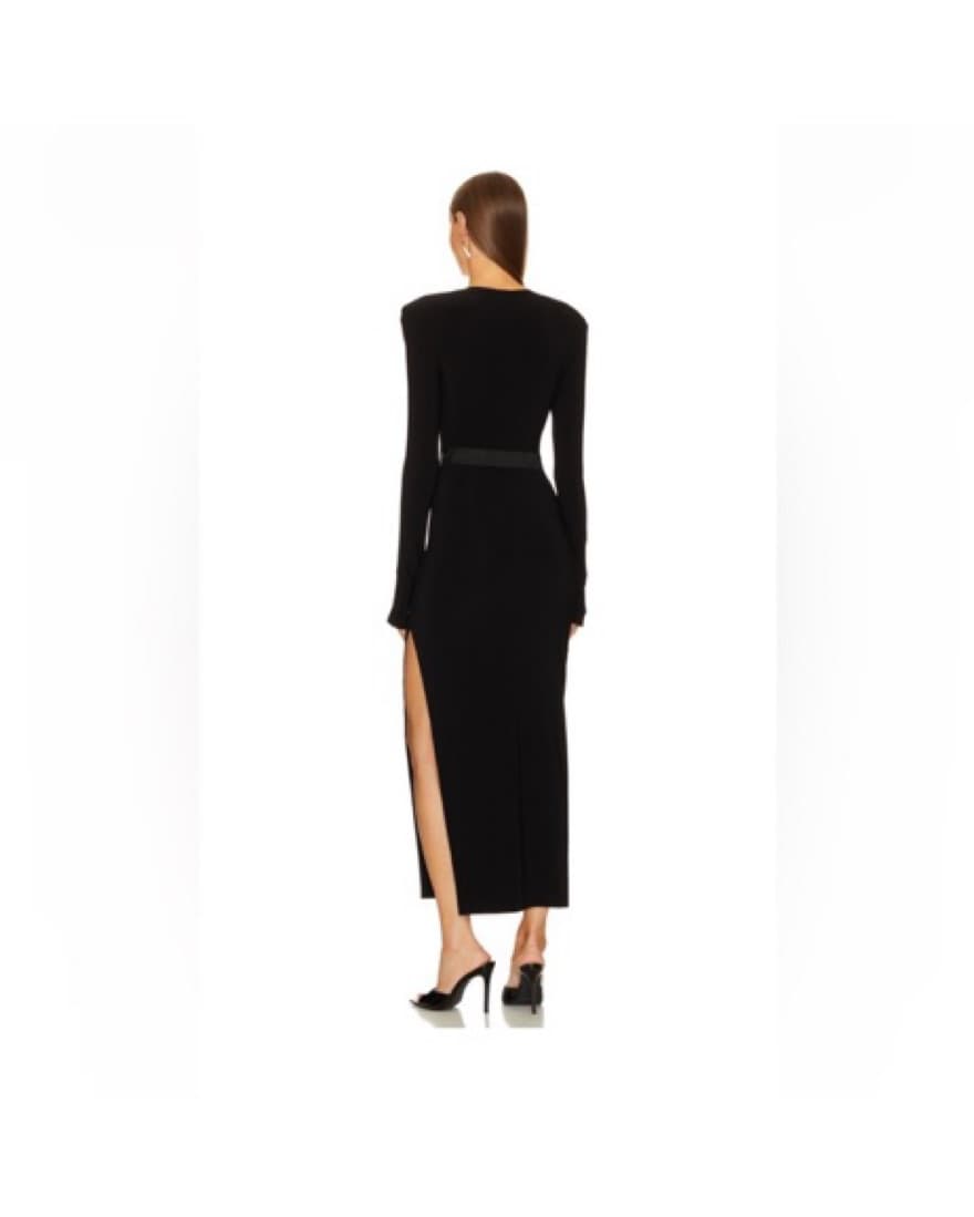 Norma Kamali Black Gown  - Image 2
