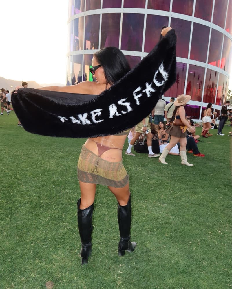 AKIRA - The F*CK IT Faux Fur Scarf - Image 2