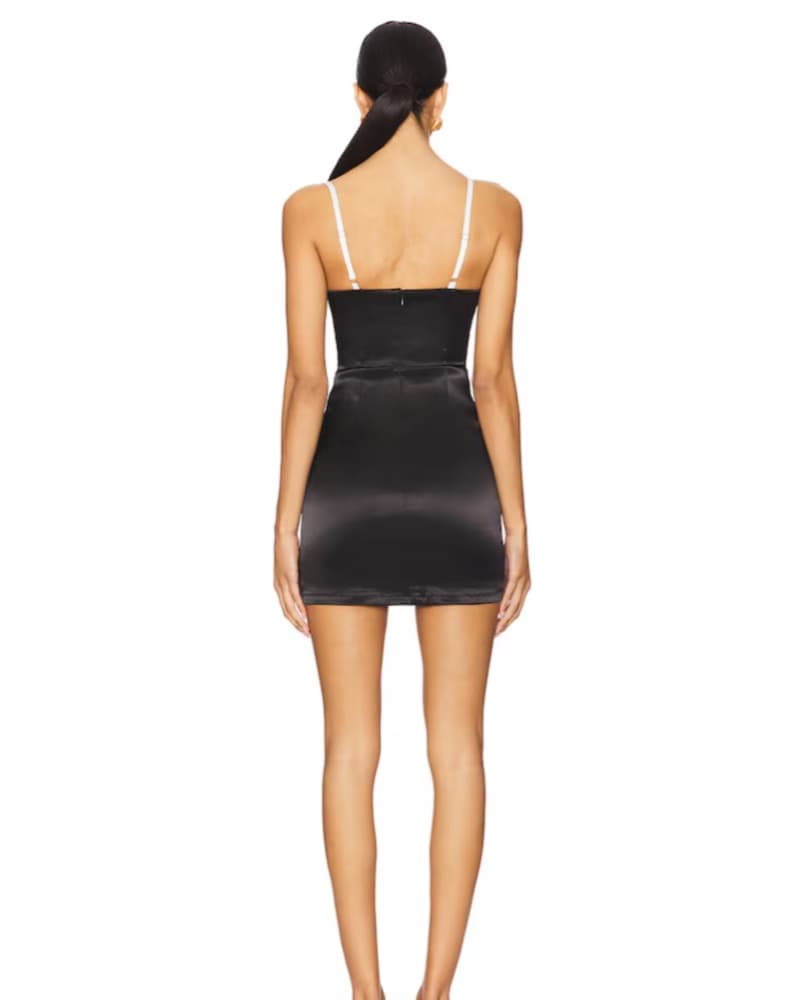 Revolve Black Mini Dress - Image 4