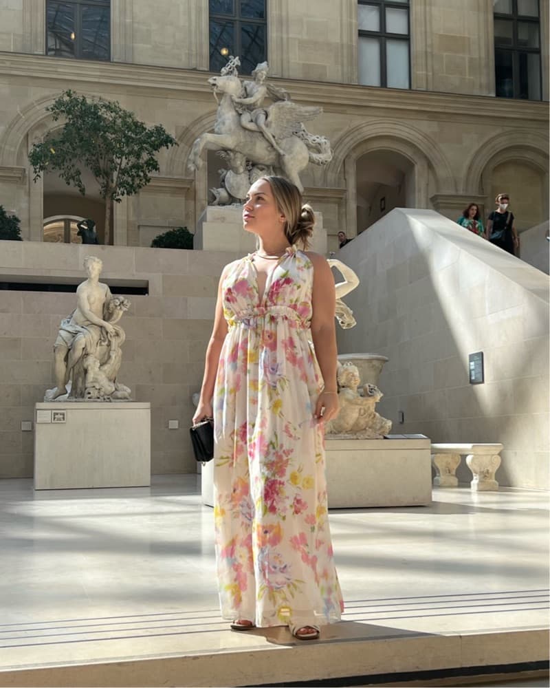Zara Multicolor Watercolor Maxi  - Image 3