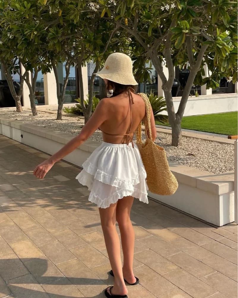 Ruffle Mini Skirt  - Image 1