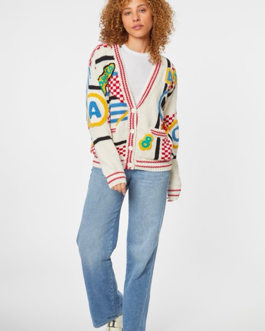 NO! Jeans - NO! Knit Patchwork Cardigan - Image 3