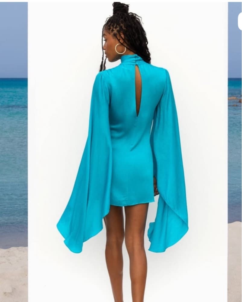 Rat & Boa  Farrah Dress Blue  - Image 2