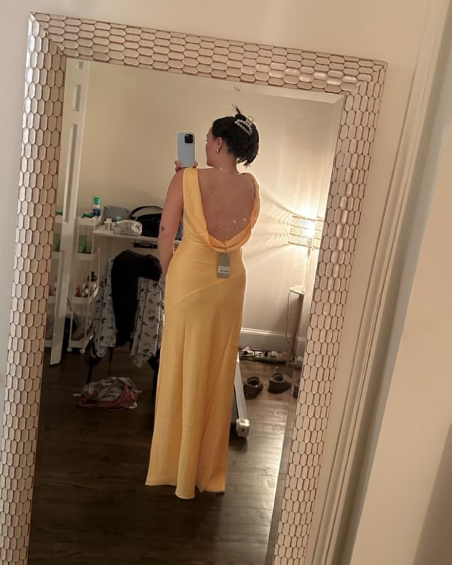 Butter Yellow Dress - Image 5