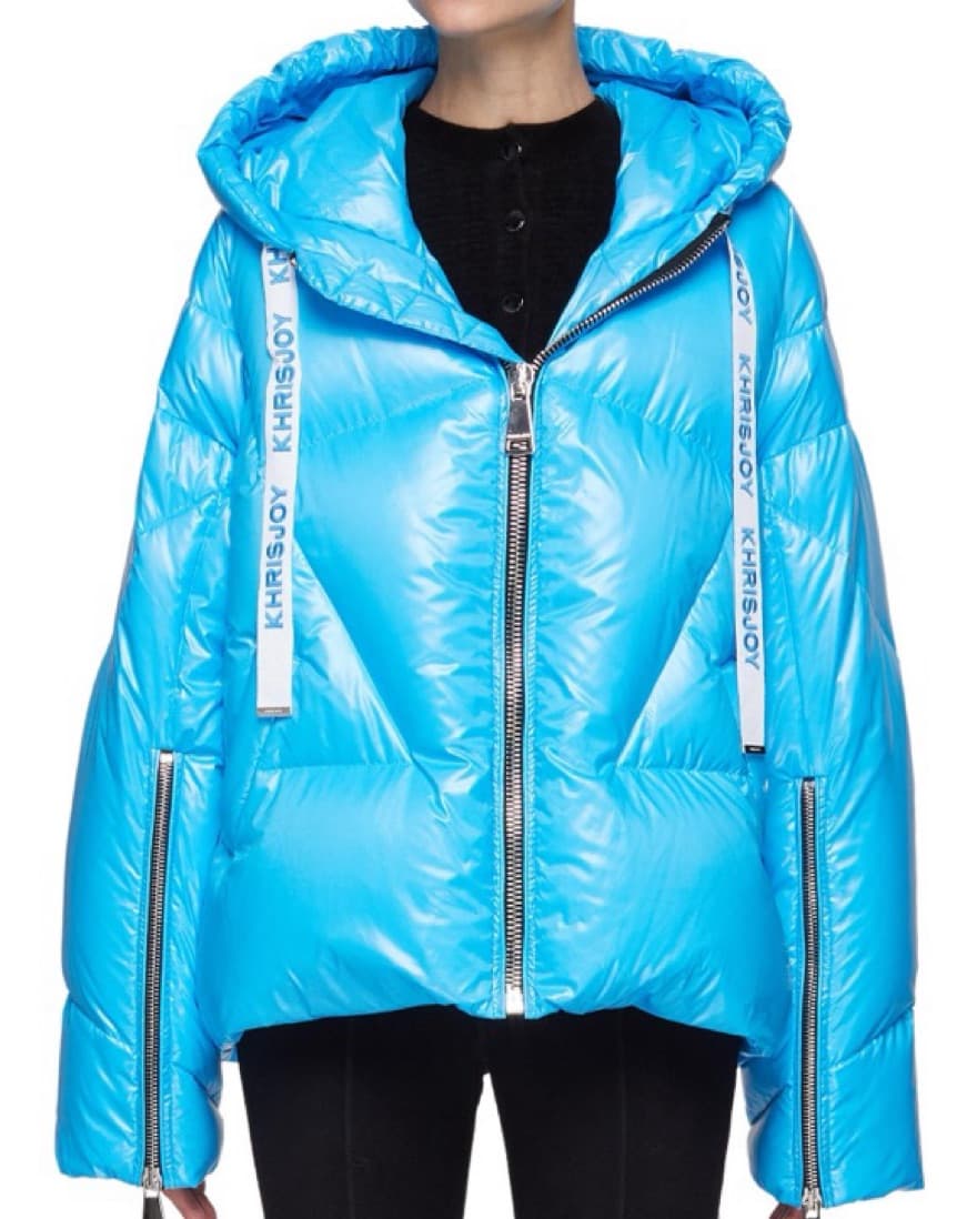 Khrisjoy Puffer Jacket In Blue  - Image 5