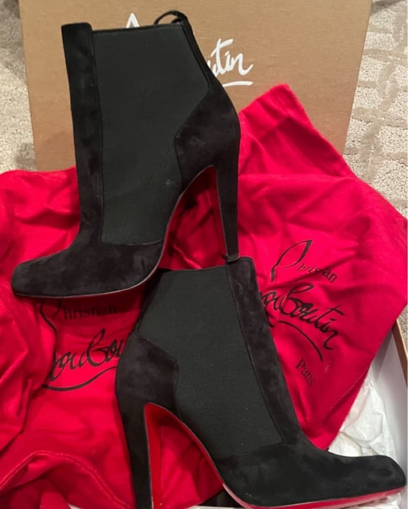 Christian Louboutin booties - Image 1