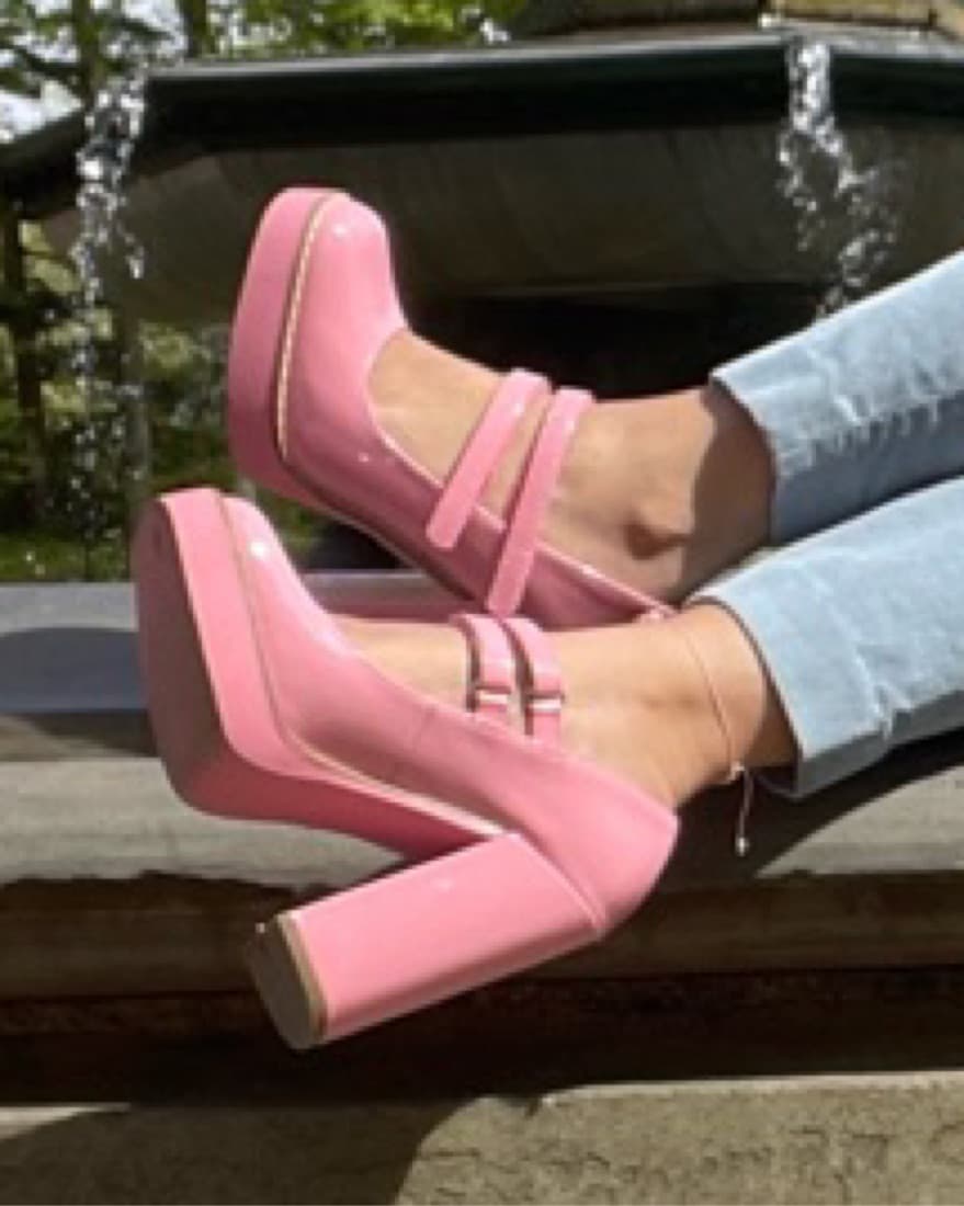 Pink Mary Janes - Image 2