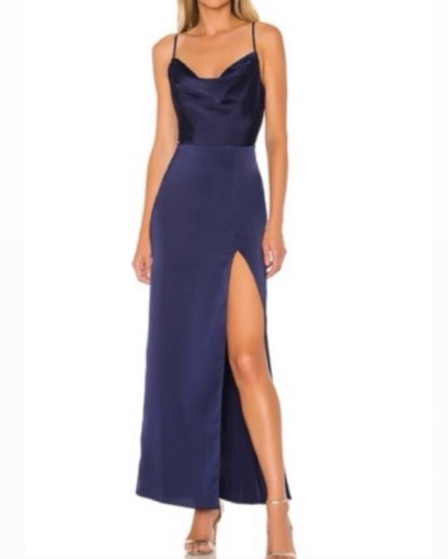 NBD Lila Gown Size Medium - Navy - Image 1