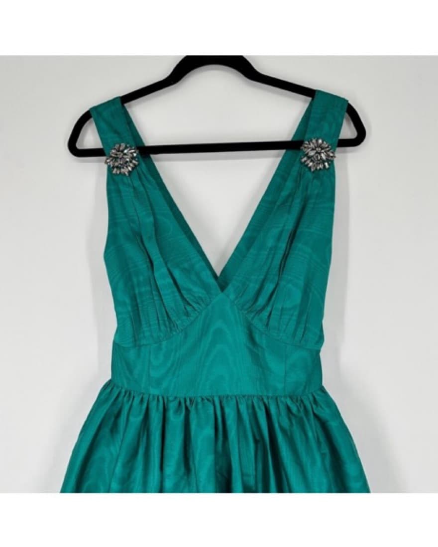 NWT Sachin + Babi Emerald Gown - Image 2