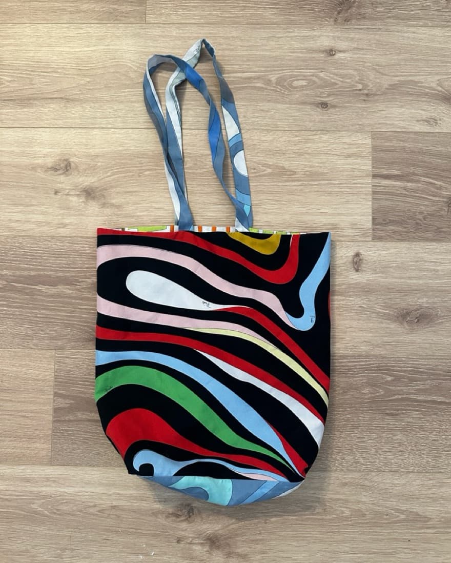 PUCCI Gallery reversible silk tote bag - Image 4