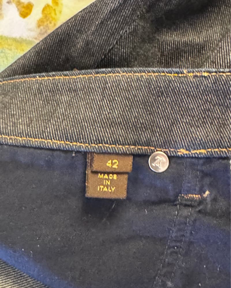 Louis Vuitton Dark Denim Straight Jeans - Image 5
