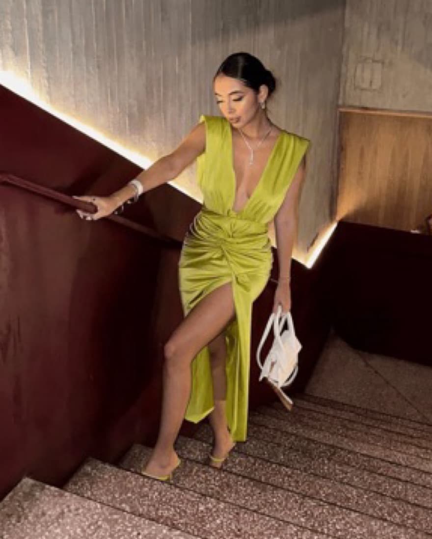 BAOBAB MIA DRESS IN PISTACHIO  - Image 1