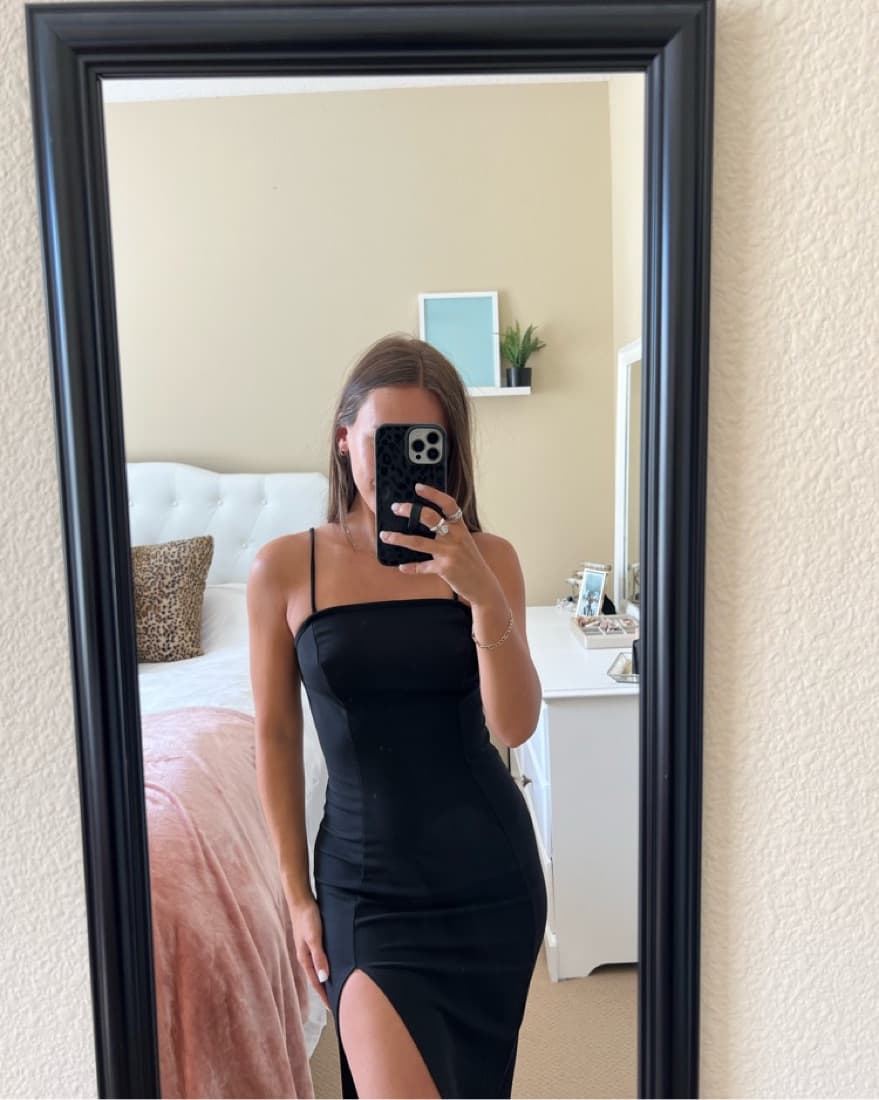 Formal Black Dress - Image 1