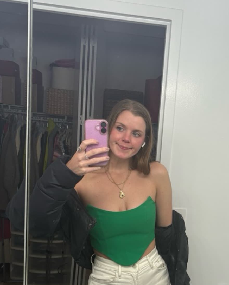 Amanda Uprichard Sabine Crop Top  - Image 2