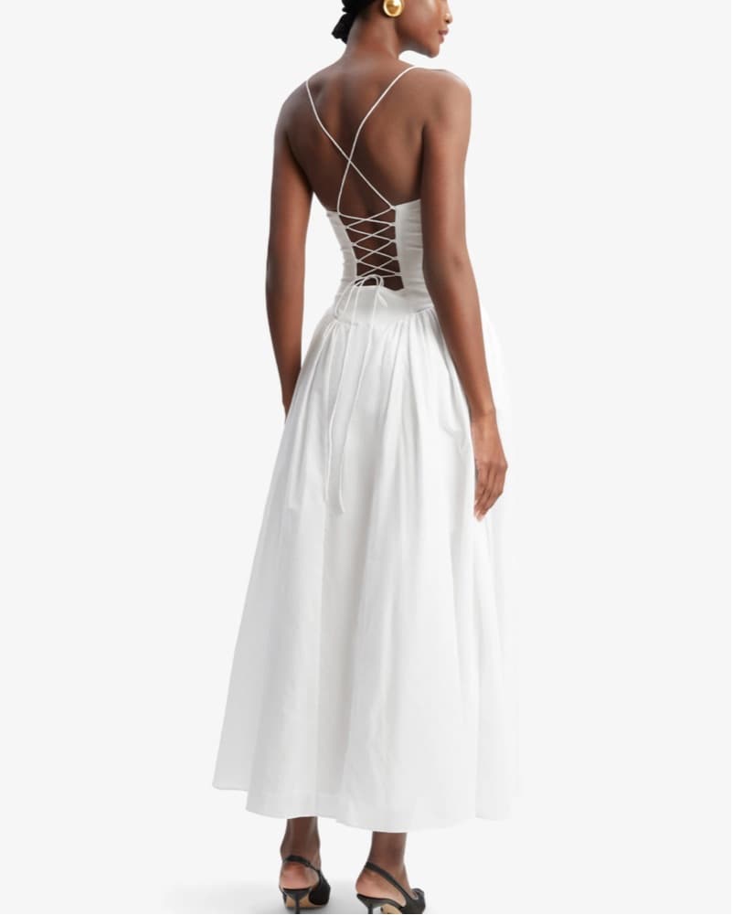 Bardot White Maxi Dress - Image 4